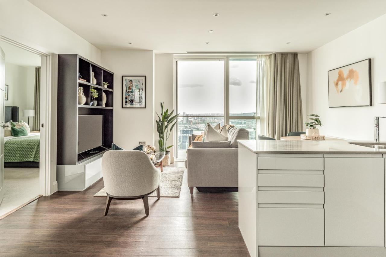 לונדון Urban Rest Canary Wharf Apartments מראה חיצוני תמונה