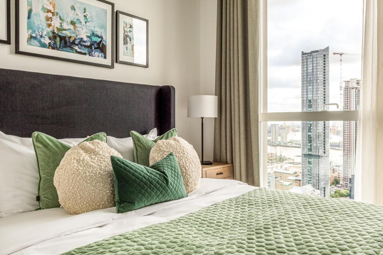 לונדון Urban Rest Canary Wharf Apartments מראה חיצוני תמונה