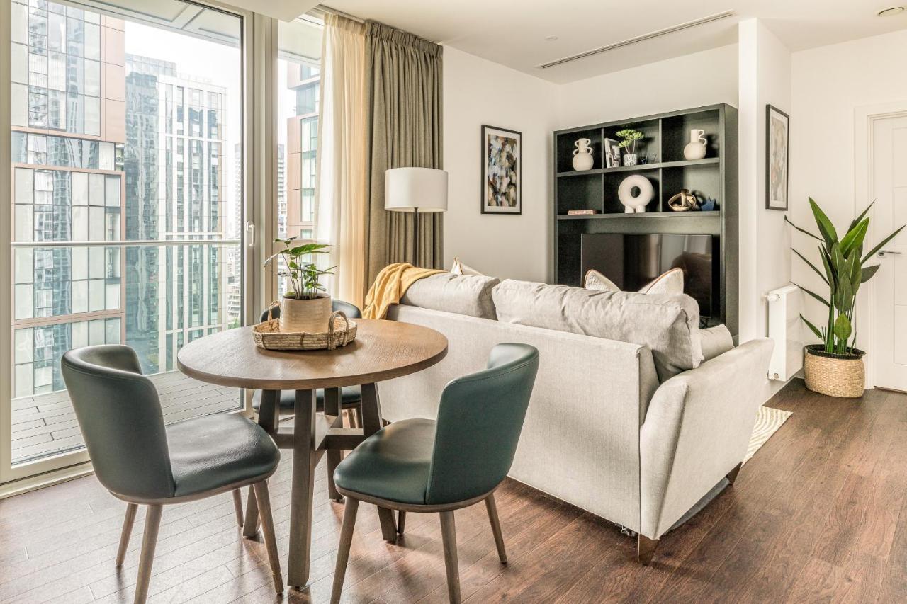 לונדון Urban Rest Canary Wharf Apartments מראה חיצוני תמונה