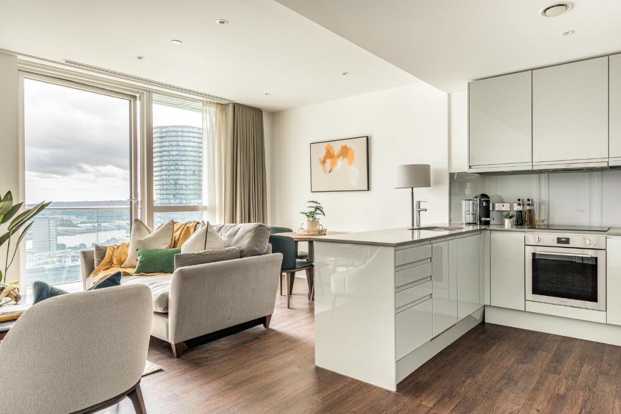 לונדון Urban Rest Canary Wharf Apartments מראה חיצוני תמונה