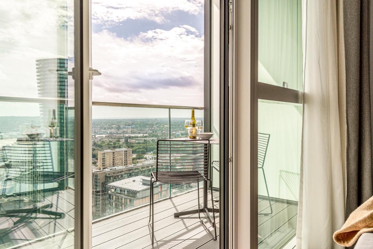 לונדון Urban Rest Canary Wharf Apartments מראה חיצוני תמונה